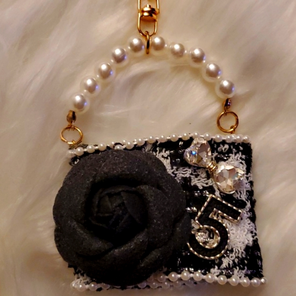 mini purse keychain bag charm
